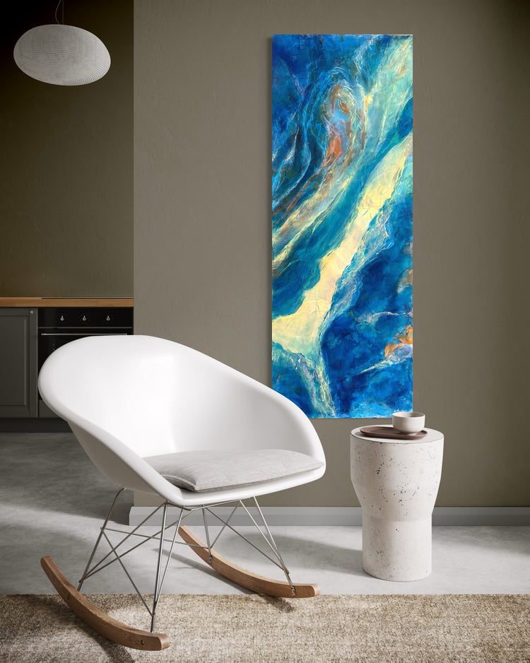 Eddy - A shimmering array of soft folds waft gently in a sheltered cove