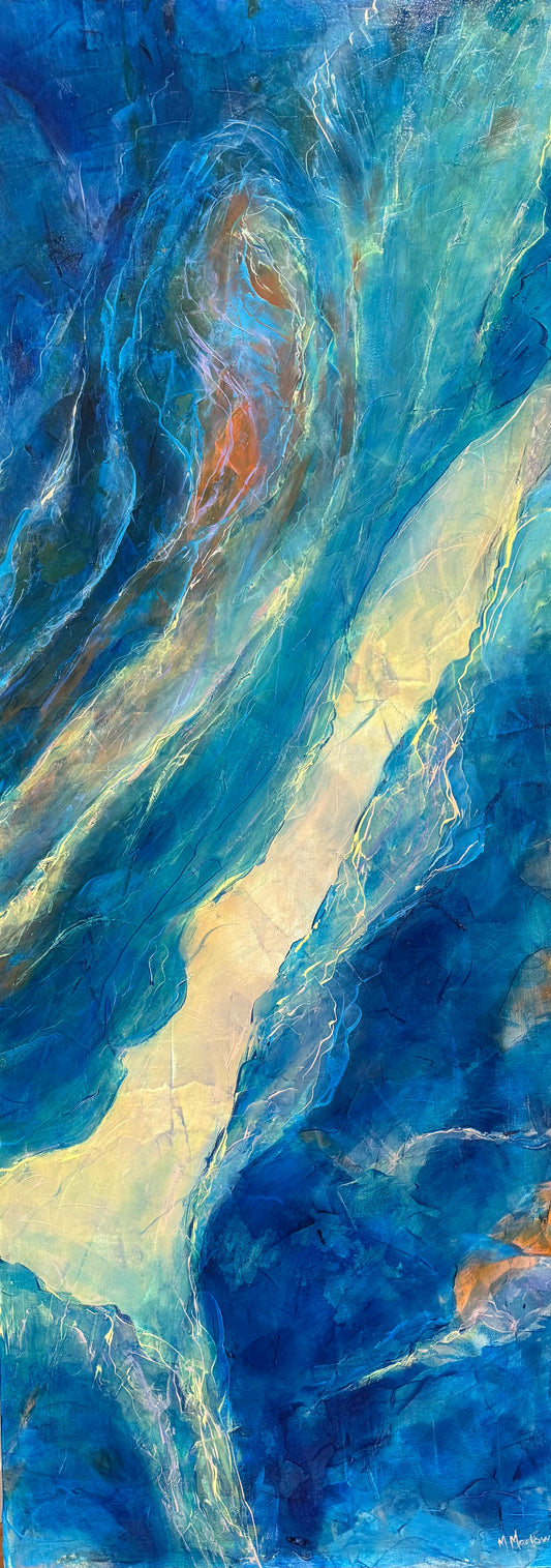 Eddy - A shimmering array of soft folds waft gently in a sheltered cove