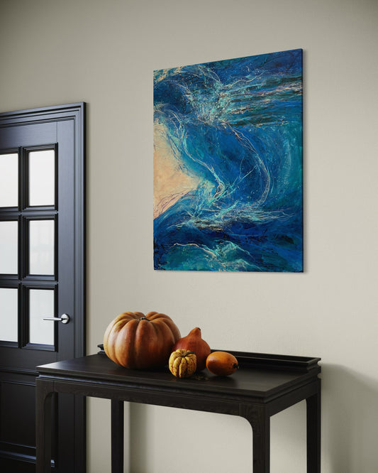 Embattled - A fractured disarray of force along a tortuous resilient coastline.